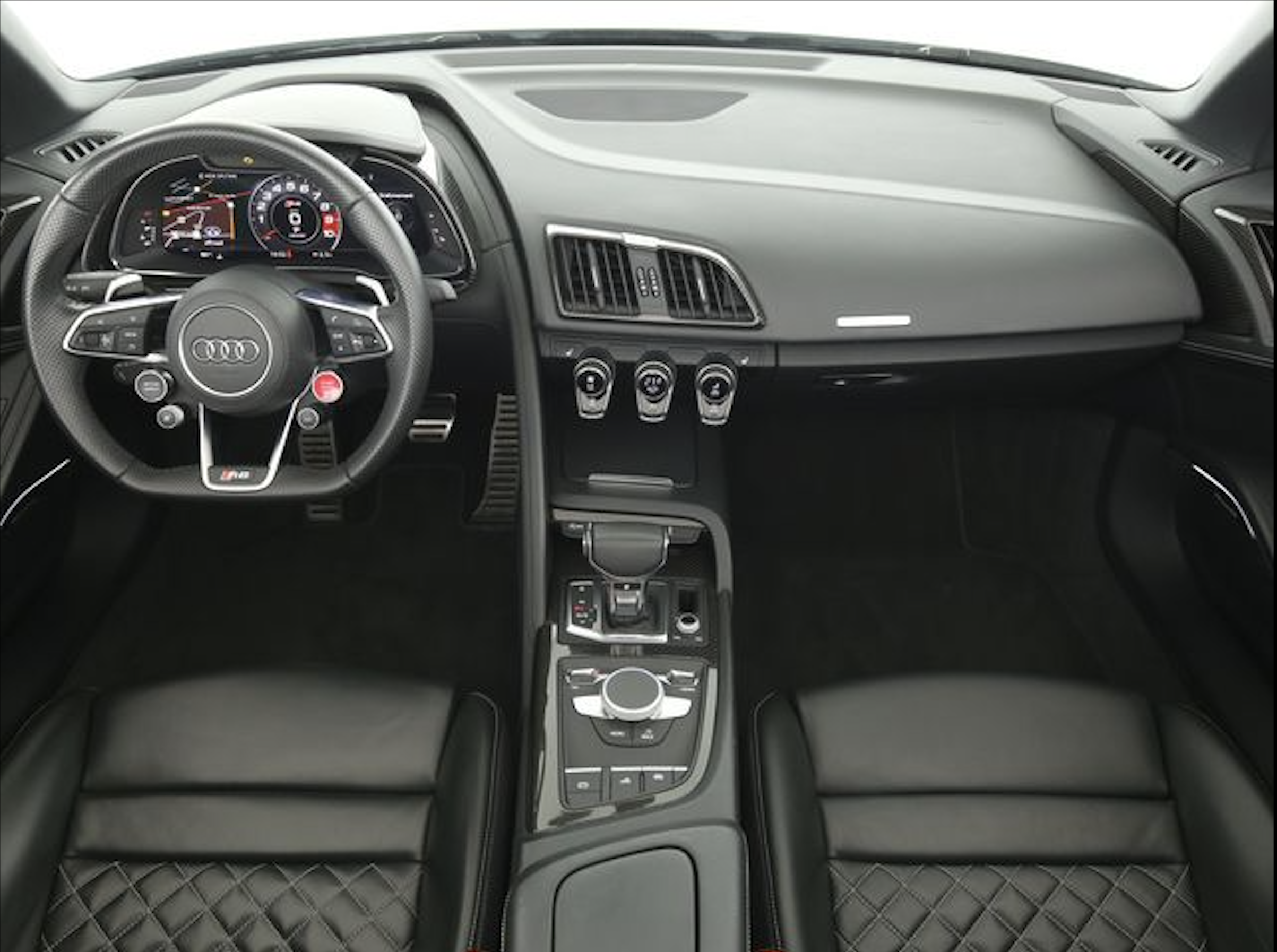 AUDI R8 SPYDER 5,2 FSI  V10 PLUS QUATTRO S-TRONIC - bílá suzuka grey Audi exclusive | předváděcí auto | skladem | referenční auto | záruka | 